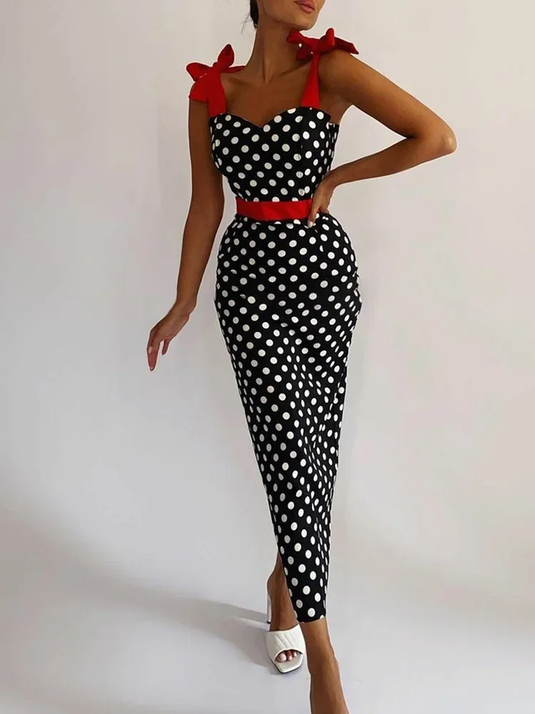 Polka dot dress Aurelia