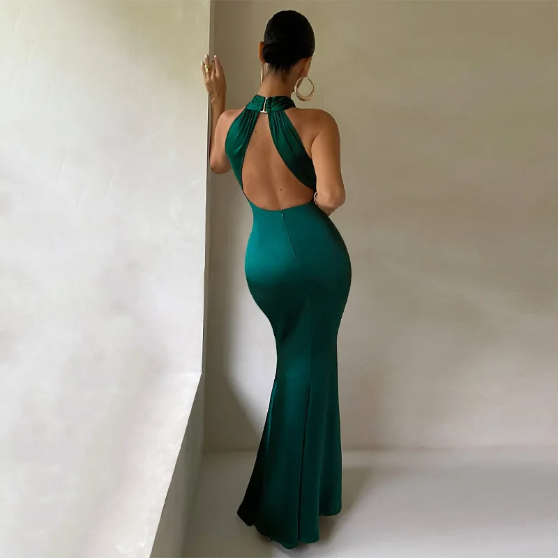 Silk  Cocktail Party Evening Dress