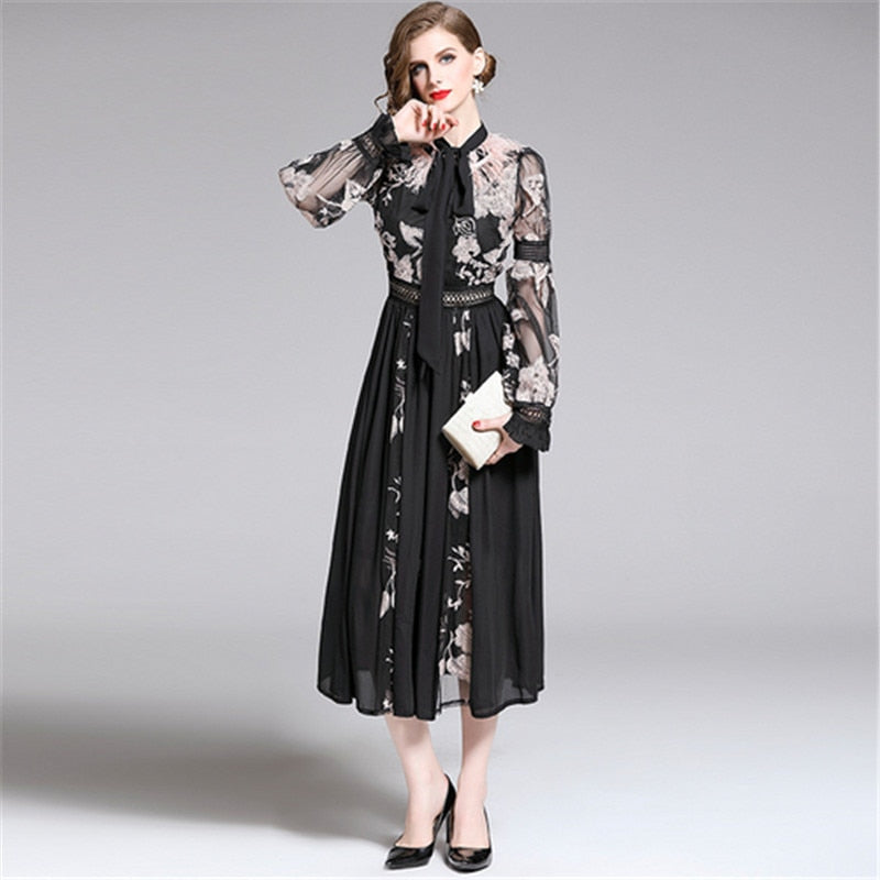 HANNA CHIFFON MAXI DRESS