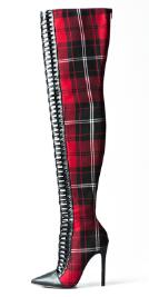 Toe High Knee Heel Boots