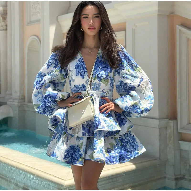 3d Flower Mini Dress