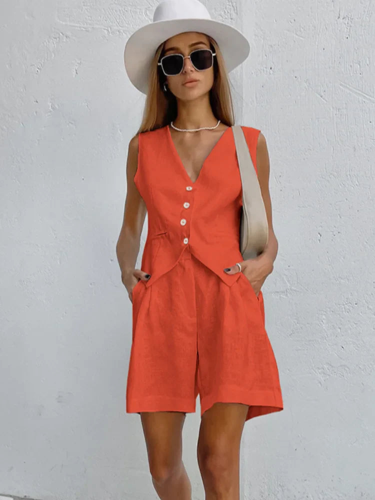 Linen 2 Pieces Set Alessia