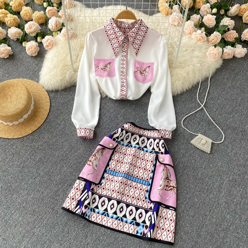 NOLITA Blouse & Skirt Set