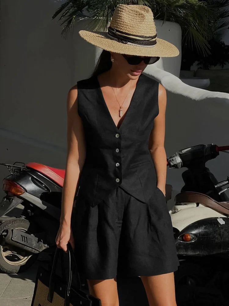 Linen 2 Pieces Set Alessia