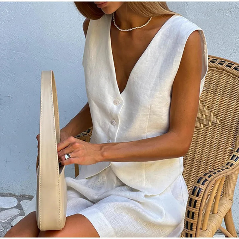 Linen 2 Pieces Set Alessia