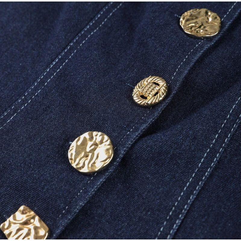 Denim Sleeveless Set Leo