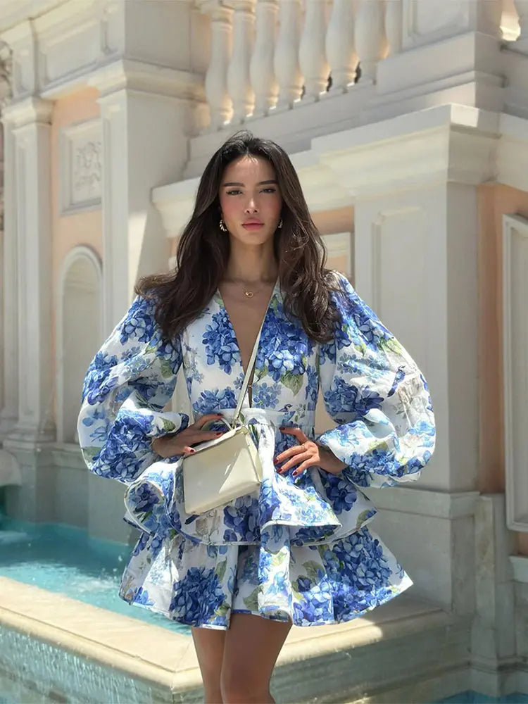 3d Flower Mini Dress