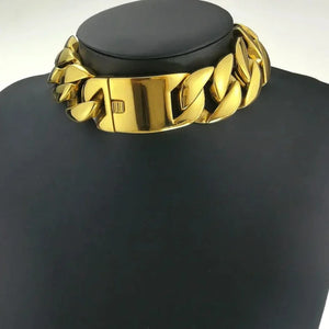 Gold Color 316L Stainless Steel All Polished 31mm Width