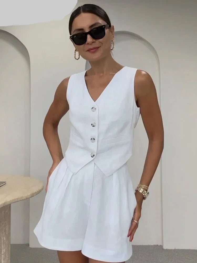 Linen 2 Pieces Set Alessia