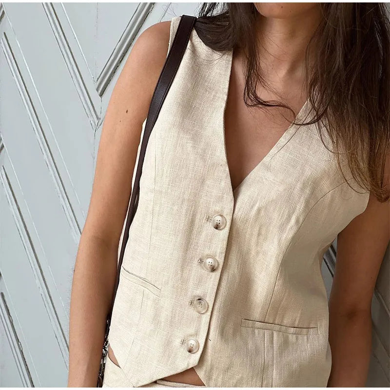 Linen 2 Pieces Set Alessia