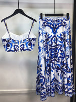 Marilyn Top & Skirt Set