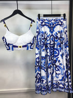 Marilyn Top & Skirt Set