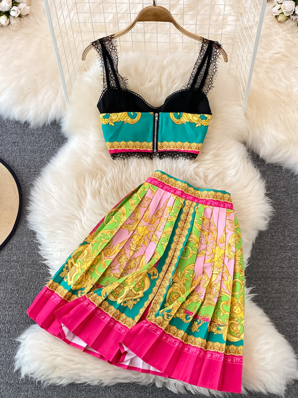 INESA Top & Skirt Set