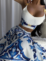 Marilyn Top & Skirt Set