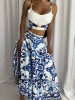 Marilyn Top & Skirt Set