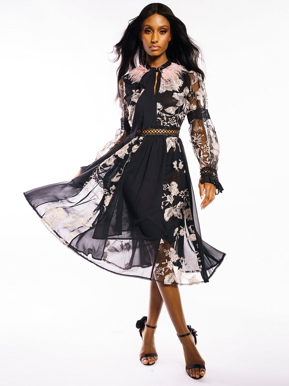 HANNA CHIFFON MAXI DRESS